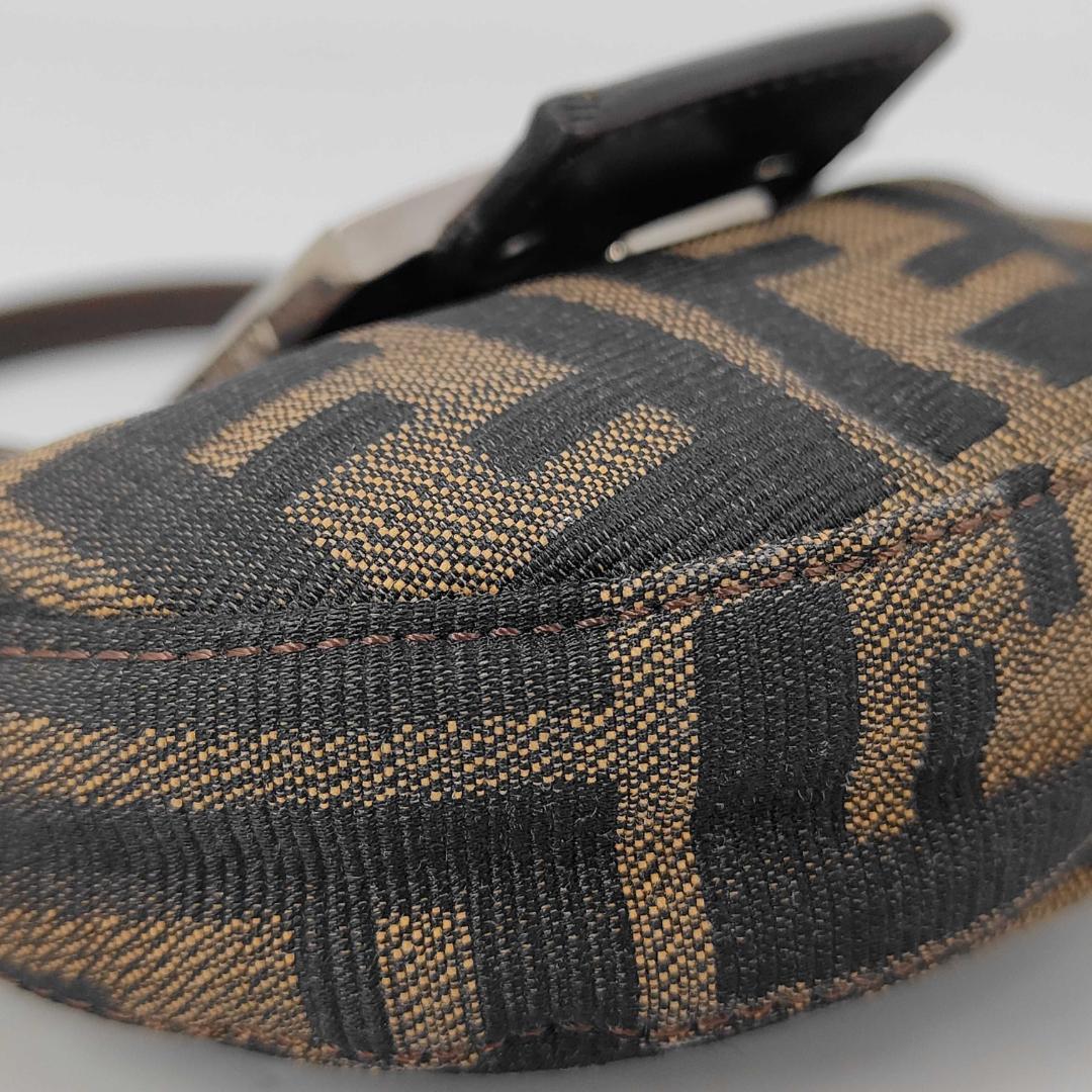 Fendi Zucca Pattern Handbag Mini Croissant Pouch — view 4