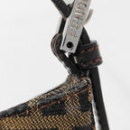 Fendi Zucca Pattern Handbag Mini Croissant Pouch — view 8