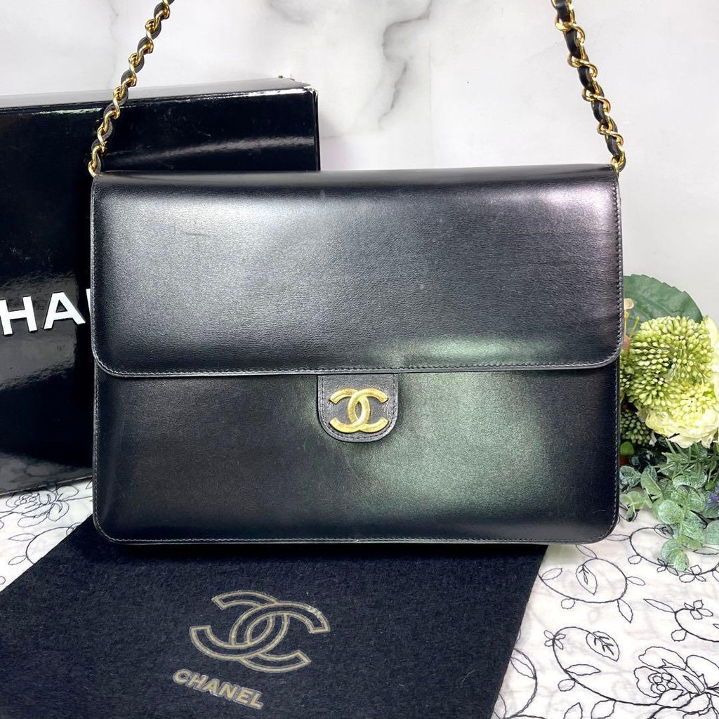 Chanel Vintage Turnlock Chain Shoulder — view 2