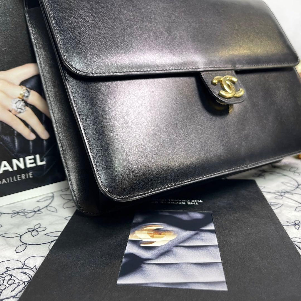 Chanel Vintage Turnlock Chain Shoulder — view 4