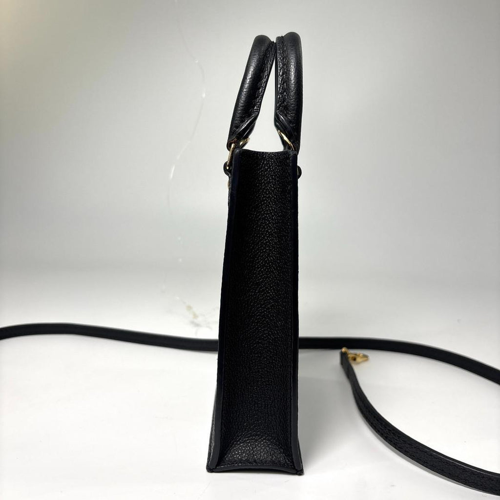Louis Vuitton Empreinte Petit Sac Plat Shoulder Bag Black — view 4