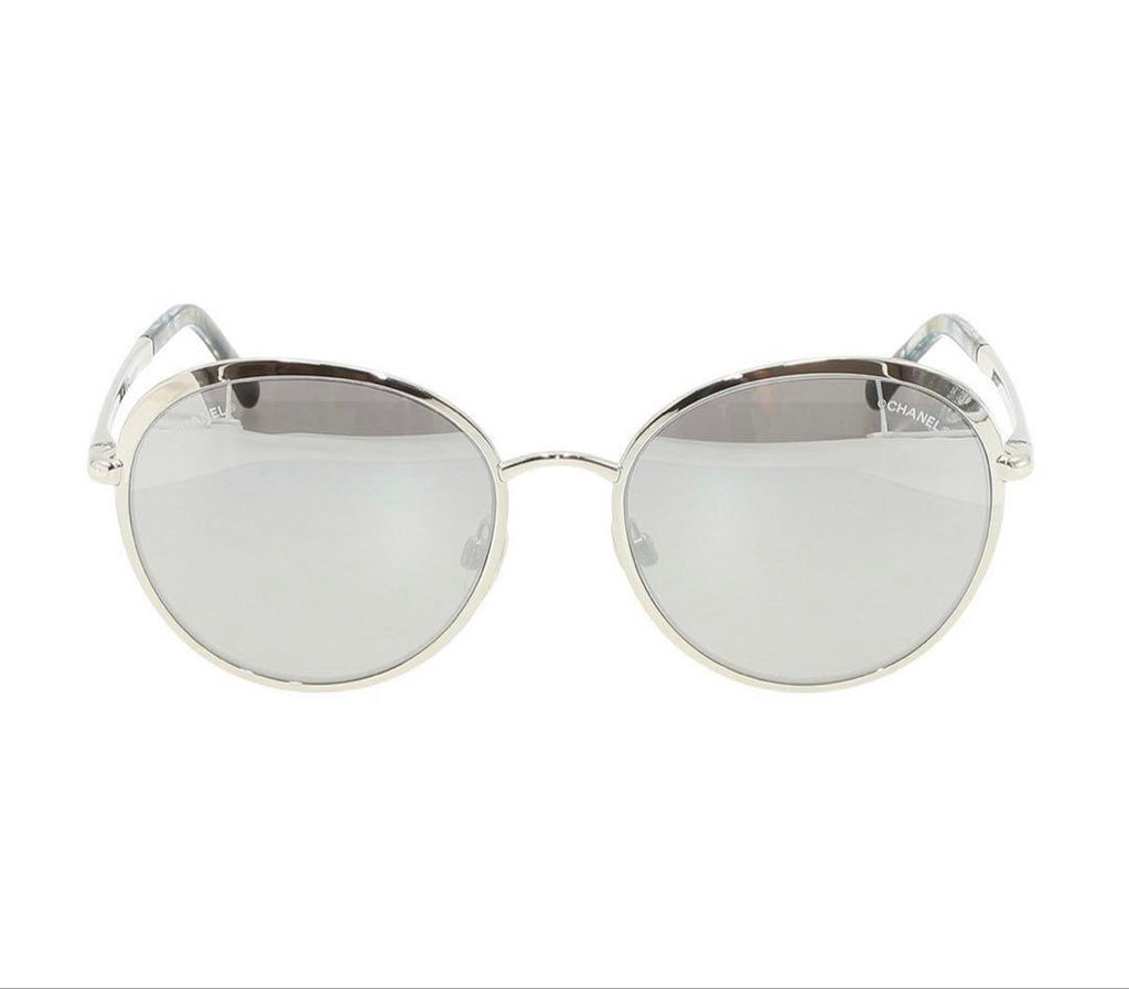 Chanel CC Logo Round Sunglasses Eyewear — view 2