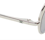 Chanel CC Logo Round Sunglasses Eyewear — view 7
