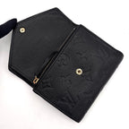 Louis Vuitton Monogram Empreinte Portefeuille Victorine Black Wallet — view 4