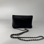 Chanel Camellia Leather Chain Wallet Shoulder — view 5