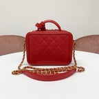 Chanel CC Filigree Quilted Shoulder Bag Caviar Leather — view 3