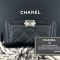Chanel Wallet Boy Round