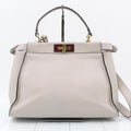 Fendi Peekaboo 2-Way Medium Greige Bag