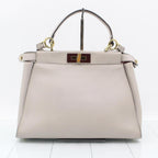 Fendi Peekaboo 2-Way Medium Greige Bag — view 2
