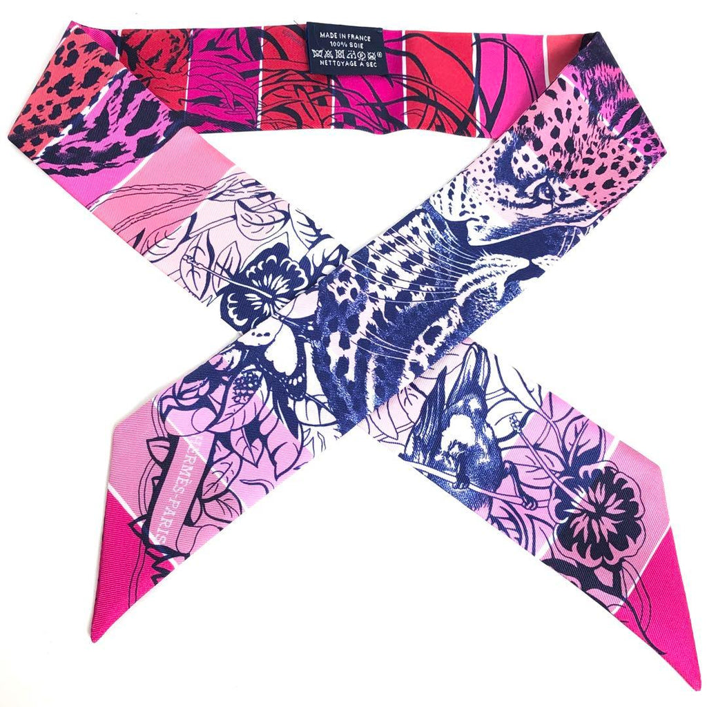 Hermes Twilly Scarf Silk Jungle Love — view 2