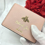 Gucci Fold Wallet Animalier Bee Leather — view 3