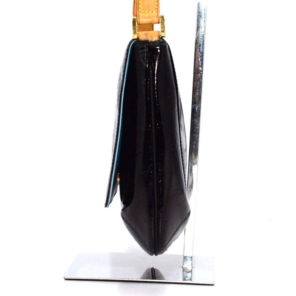 Louis Vuitton Shoulder Back Vernis Thompson Black — view 3