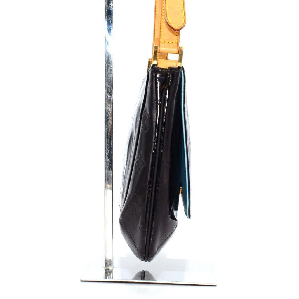 Louis Vuitton Shoulder Back Vernis Thompson Black — view 4