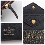 Louis Vuitton Monogram Empreinte Victorine Marine Trifold Wallet — view 9