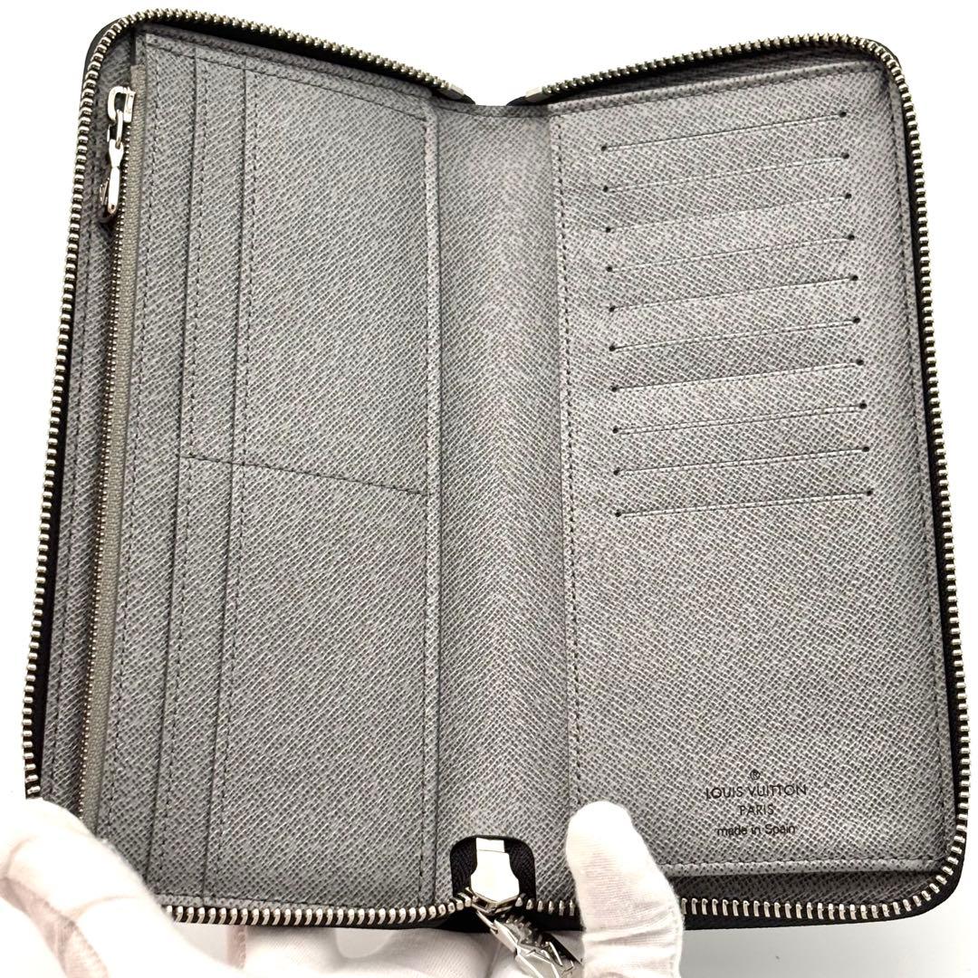 Louis Vuitton Wallet Zippy Vertical Silver — view 3