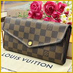 Louis Vuitton Damier Portefeuille Sarah Wallet