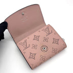 Louis Vuitton Monogram Mahina Portefeuille Iris Compact Magnolia Wallet — view 3