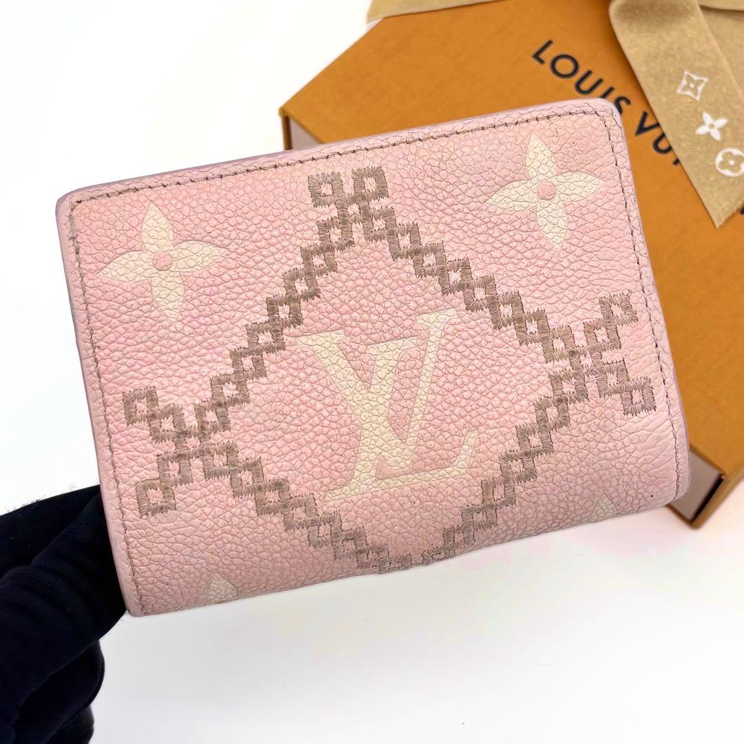 Louis Vuitton Monogram Empreinte Broderie Portefeuille Clair Wallet