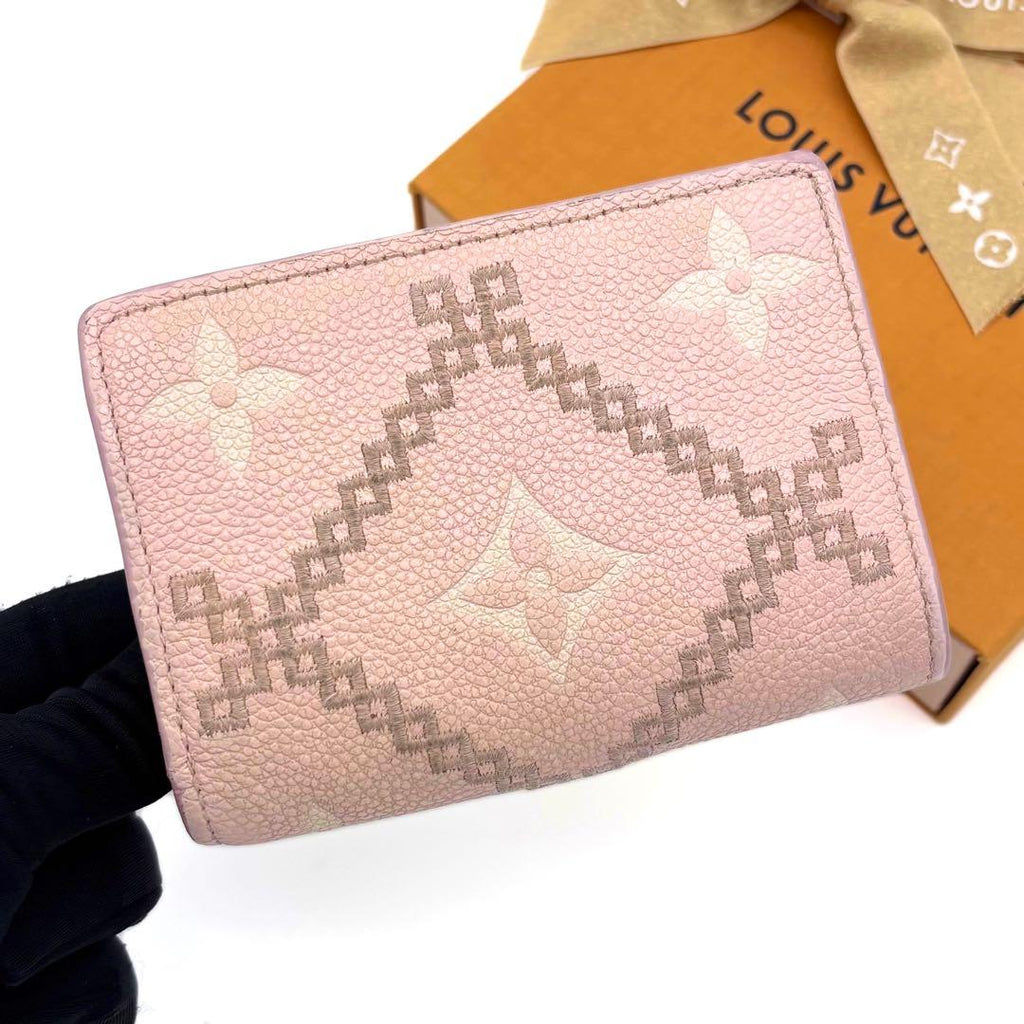 Louis Vuitton Monogram Empreinte Broderie Portefeuille Clair Wallet — view 2