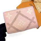Louis Vuitton Monogram Empreinte Broderie Portefeuille Clair Wallet — view 2