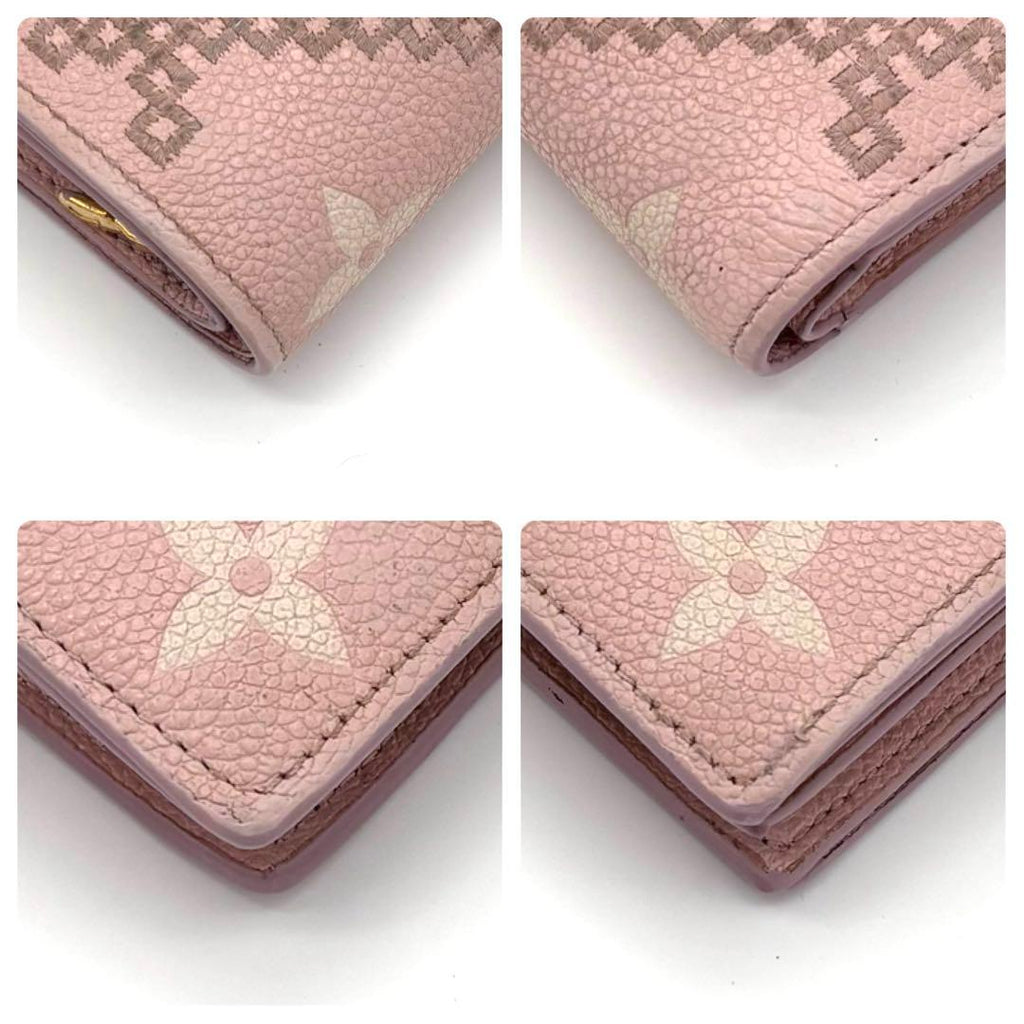 Louis Vuitton Monogram Empreinte Broderie Portefeuille Clair Wallet — view 8