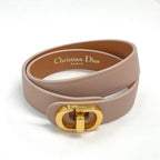 Dior 30 Montaigne CD Logo Leather Bracelet — view 2