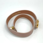 Dior 30 Montaigne CD Logo Leather Bracelet — view 4
