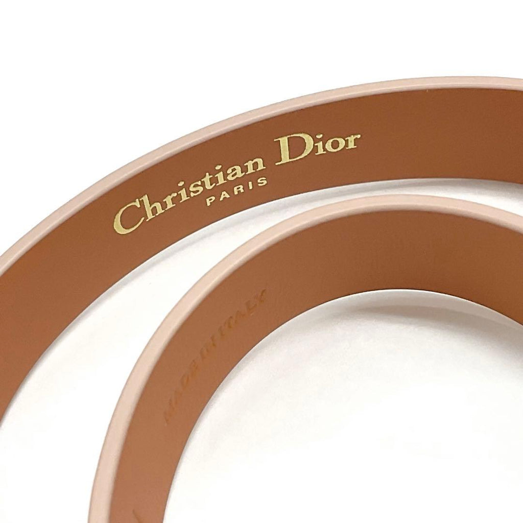 Dior 30 Montaigne CD Logo Leather Bracelet — view 5