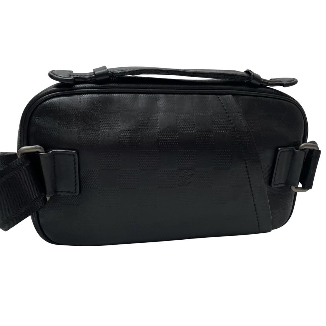 Louis Vuitton Damier Infini Ambler Waist Belt Bag Black — view 2
