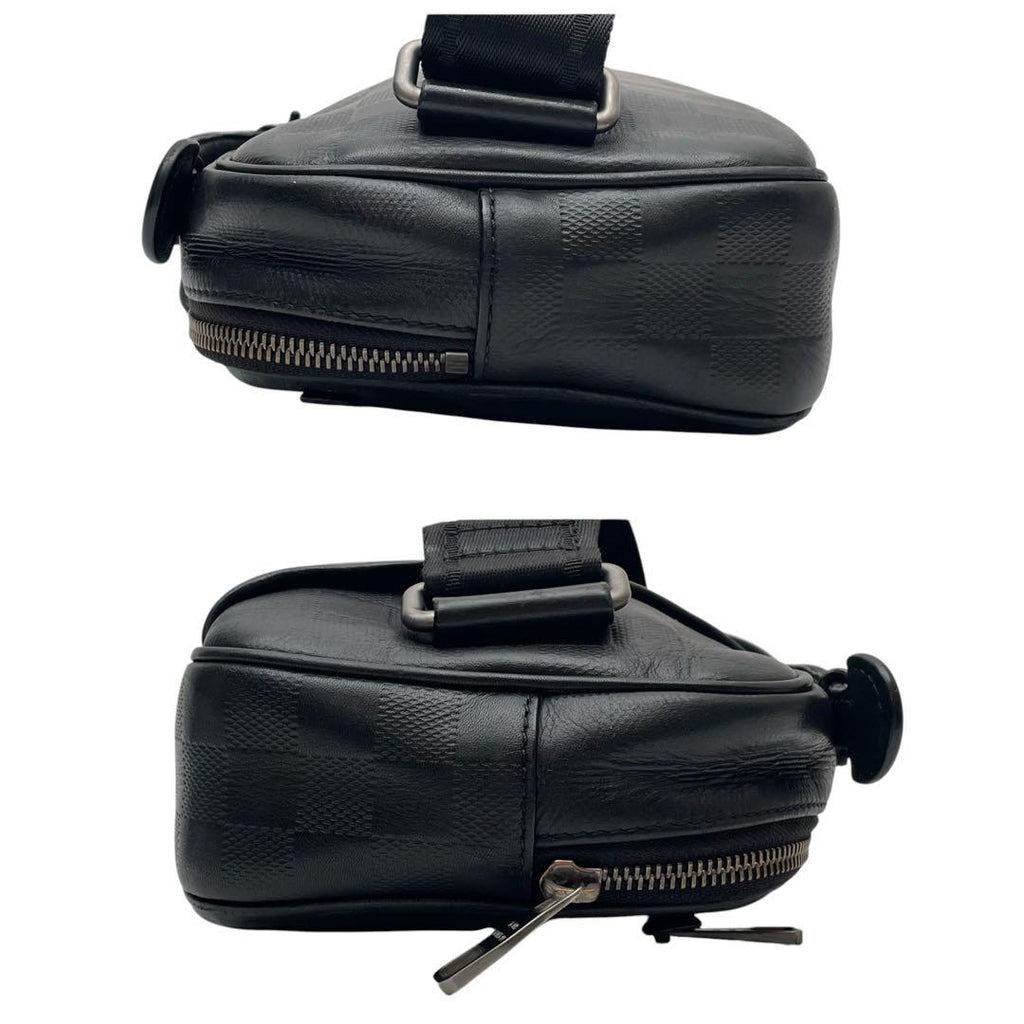Louis Vuitton Damier Infini Ambler Waist Belt Bag Black — view 4