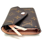 Louis Vuitton Monogram Victorine Rosevalerine Wallet — view 9
