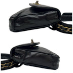 Chanel Bicolor Quilted Lambskin Waist Shoulder — view 4
