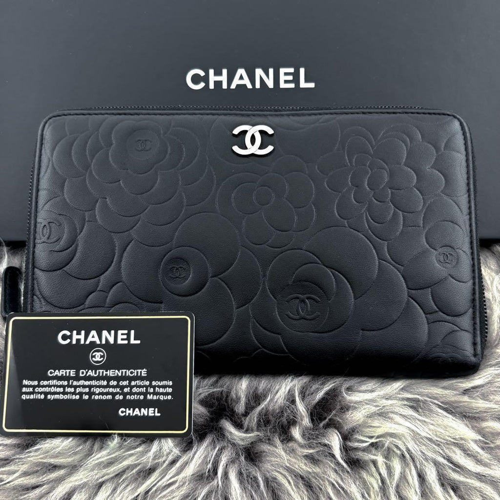 Chanel Wallet Camellia Zip Around Organizer — view 2