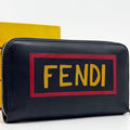 Fendi Love Zip Around Black Wallet