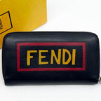 Fendi Love Zip Around Black Wallet — view 2