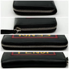 Fendi Love Zip Around Black Wallet — view 4