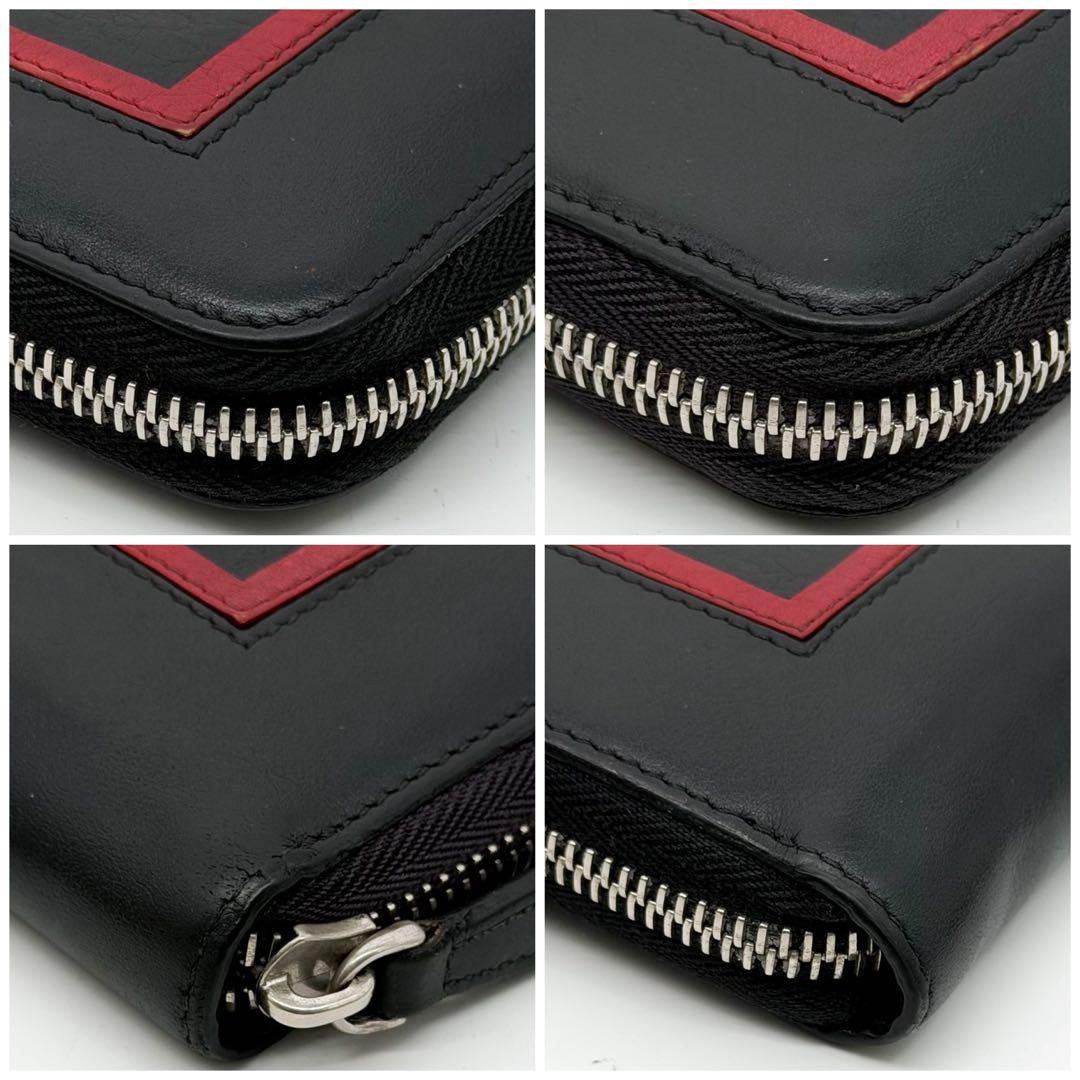 Fendi Love Zip Around Black Wallet — view 5