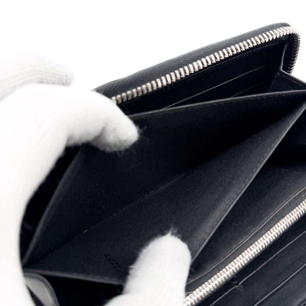 Fendi Love Zip Around Black Wallet — view 8