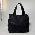 Chanel Super Caviar Leather Black Tote Seal — view 5