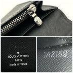 Louis Vuitton Eclipse Portefeuille Brazza Wallet Black — view 9