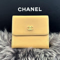 Chanel Wallet CC Logo Hook Trifold BE