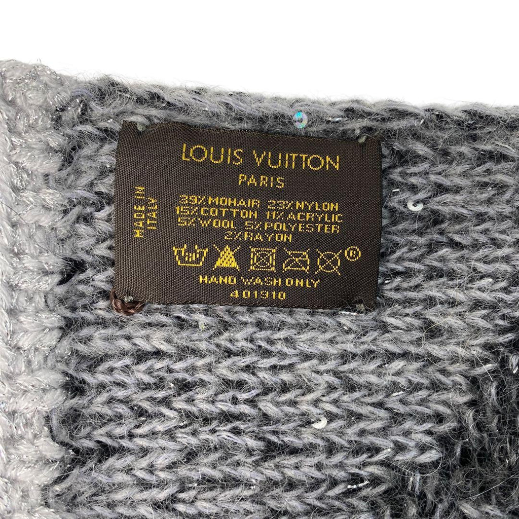 Louis Vuitton Echarpe Monogram Scarf Sequins — view 8