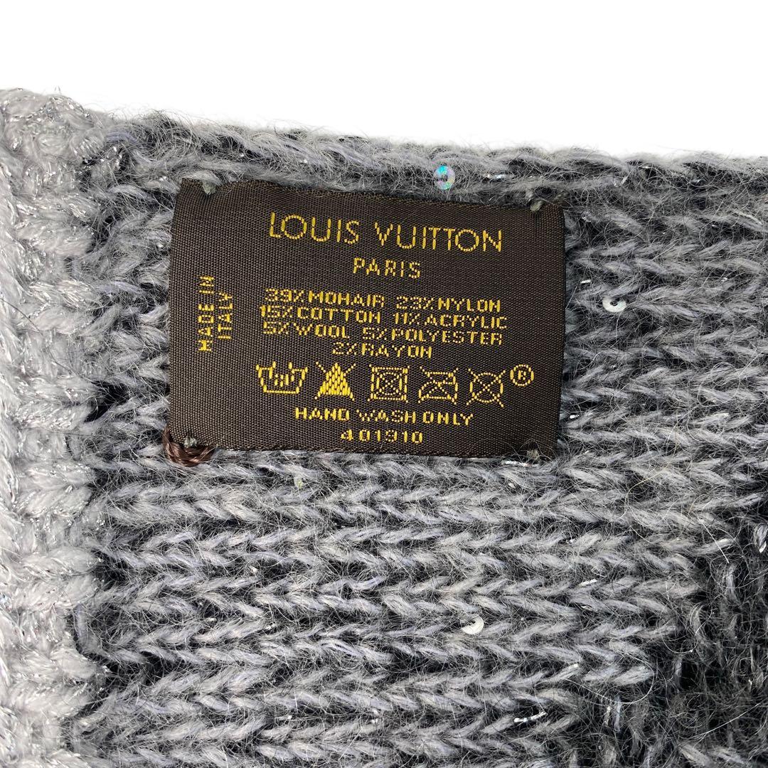 Louis Vuitton Echarpe Monogram Scarf Sequins — view 8