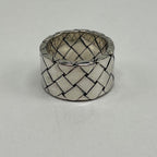 Bottega Veneta Intrecciato Wide Ring 925 Sterling Silver Vintage — view 5