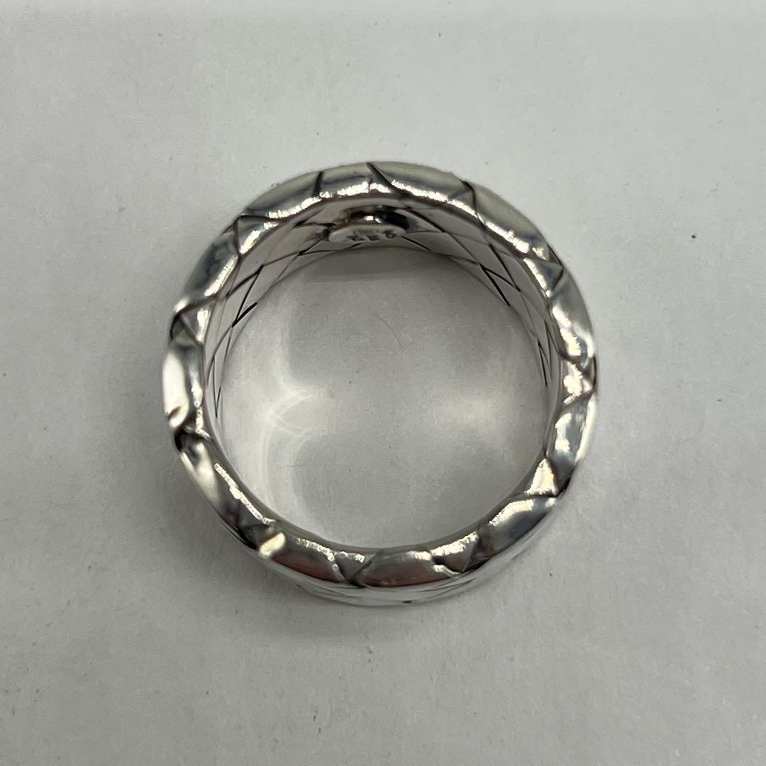 Bottega Veneta Intrecciato Wide Ring 925 Sterling Silver Vintage — view 6