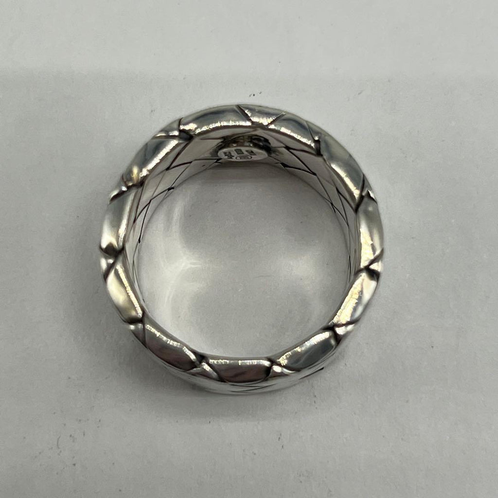 Bottega Veneta Intrecciato Wide Ring 925 Sterling Silver Vintage — view 7