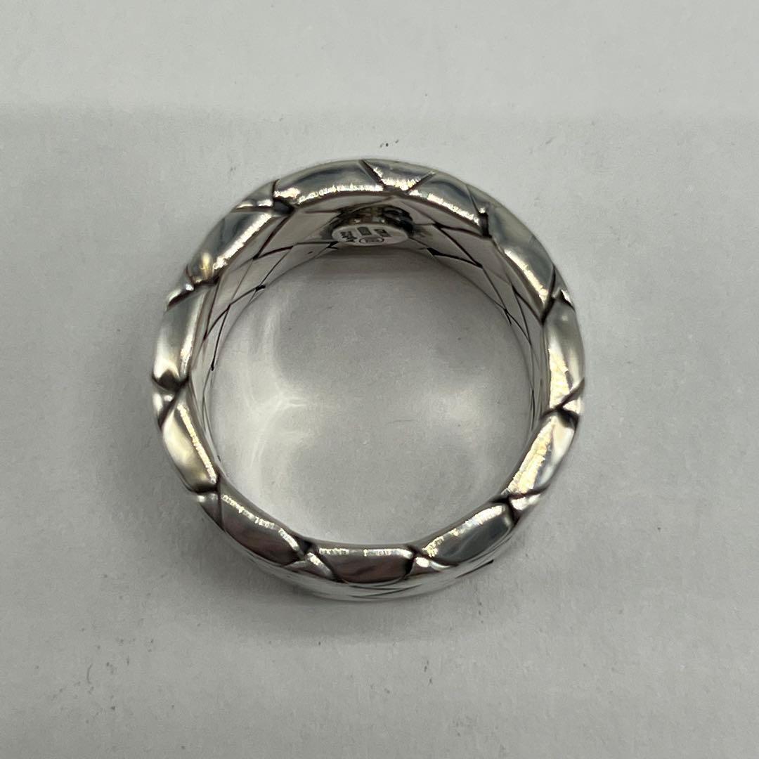 Bottega Veneta Intrecciato Wide Ring 925 Sterling Silver Vintage — view 7