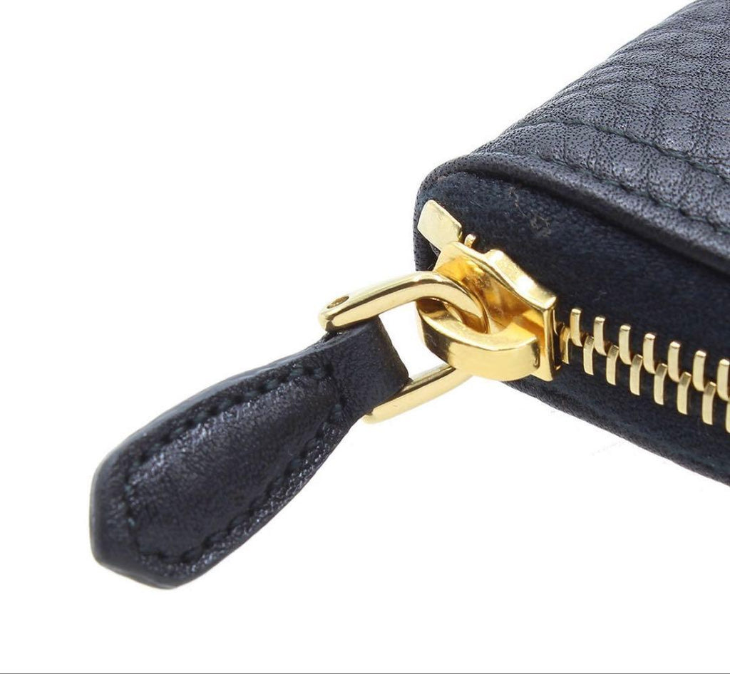 Prada Leather Vitello Daino Zip Around Wallet — view 7