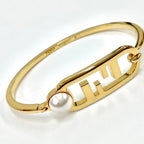 Fendi Orlock Bracelet Bangle Pearl — view 7