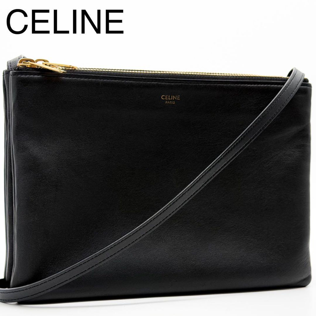 Celine New Trio Large Shoulder Bag Pouch 2-Way